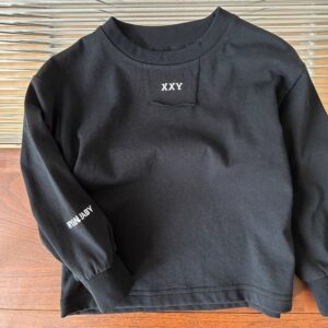 Children Long Sleeve T-Shirt Black White Loose Fit Autumn Spring children long sleeve t shirt black white loose fit autumn spring