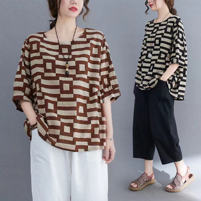 plus size women t shirt black plaid summer slim fit plus size women t shirt black plaid summer slim fit