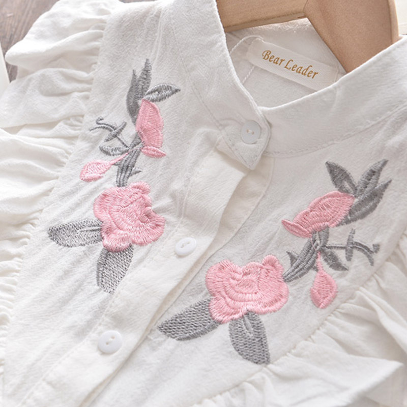 Girls Embroidered Sleeveless Shirt & Shorts Set Pink Girls Embroidered Sleeveless Shirt & Shorts Set Pink