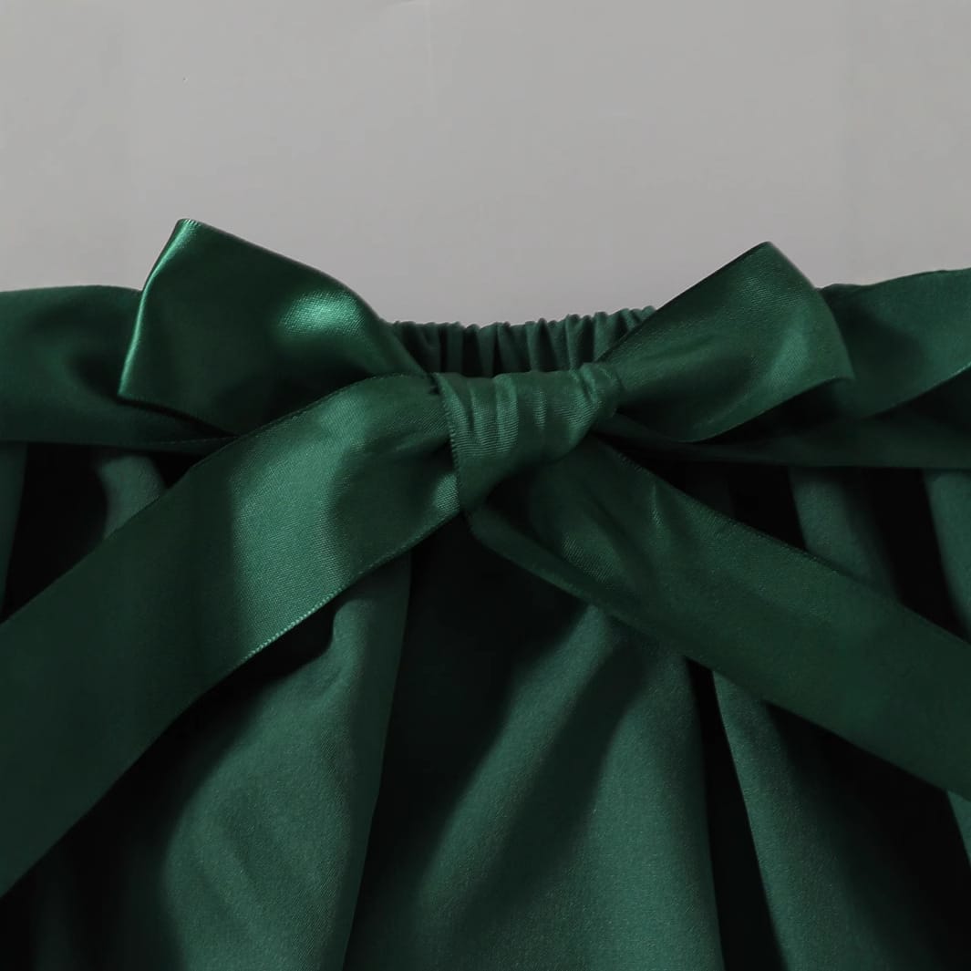 Green Pleated Skirt Set for Girls 3-6 Years Green Pleated Skirt Set for Girls 3–6 Years | Trendy Kids Clothing for Girls in Pakistan | Premium Baby Girls Dress | Maria Finds Store