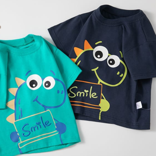 Boys Summer Short Sleeve T-Shirt Emerald Green | Trendy Baby Boys Kids Clothing | Premium Summer Wear in Pakistan | Maria Finds Store