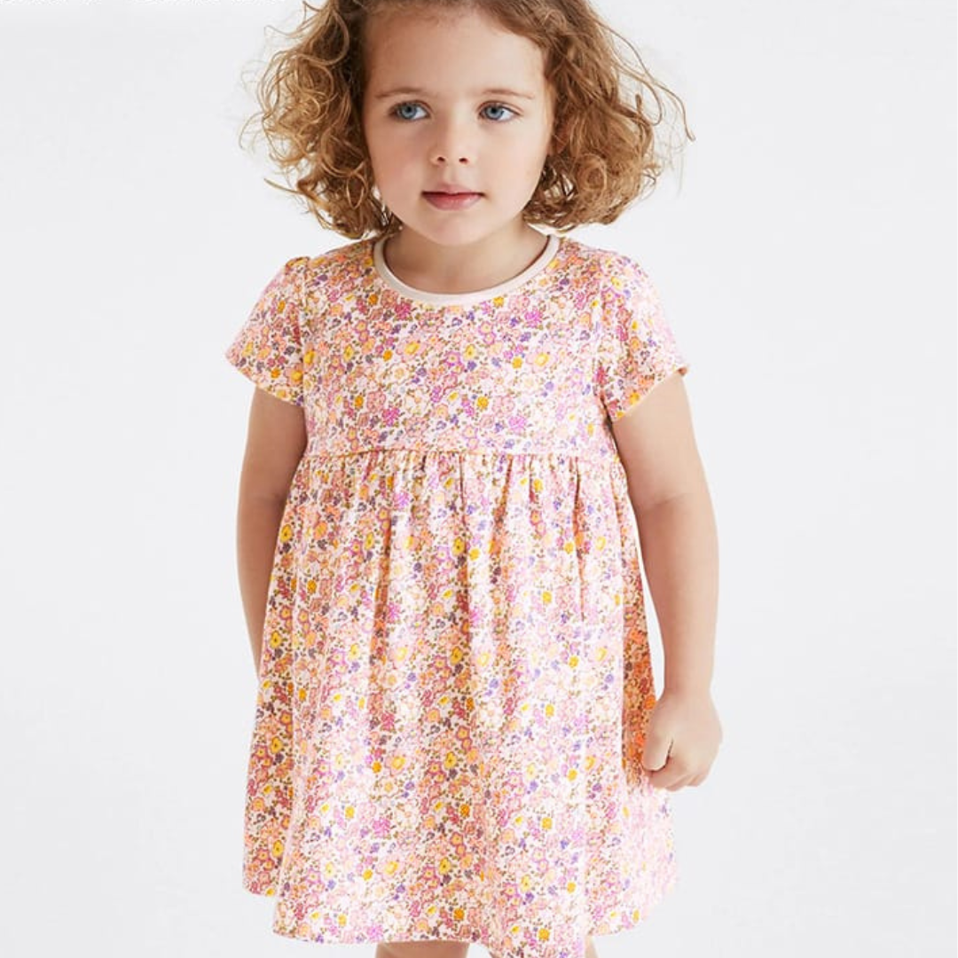 Floral Gown for Girls Summer Wear Floral Gown for Girls Summer Wear | Trendy Baby Girl Dress | Kids Clothing Pakistan | Maria Finds Store