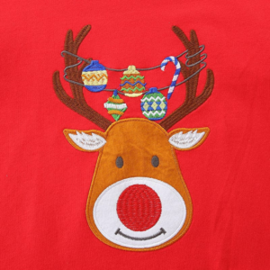 Kids Christmas Reindeer Sweater Red Cotton Long Sleeve Kids Christmas Reindeer Sweater Red Cotton Long Sleeve | Trendy Kids Christmas Sweater | Premium Baby Kids Clothing Pakistan | Maria Finds Store
