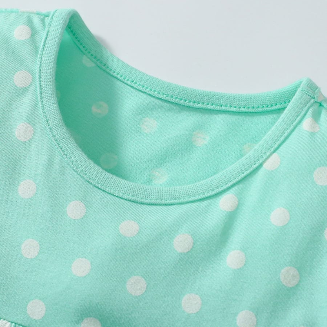 Mint Green Jungle Embroidery 2-Piece Kids Summer Set Mint Green Jungle Embroidery 2-Piece Kids Summer Set | Trendy Kids Clothing Pakistan | Maria Finds Store
