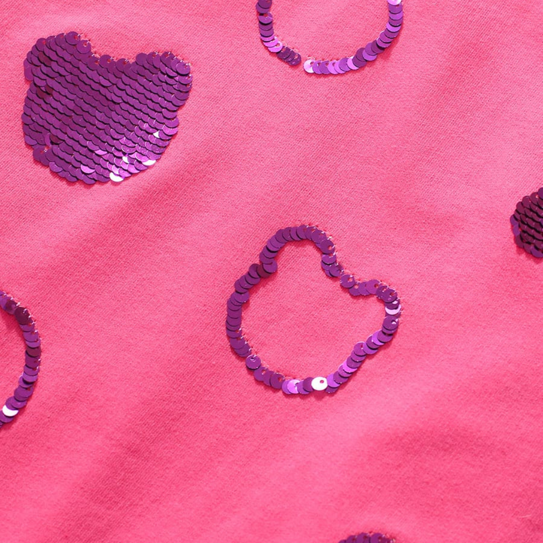 Pink Sequin Heart Dress for Girls Summer Party Wear Pink Sequin Heart Dress for Girls Summer Party Wear | Trendy Baby Dress & Kids Clothing | Maria Finds Store Pakistan