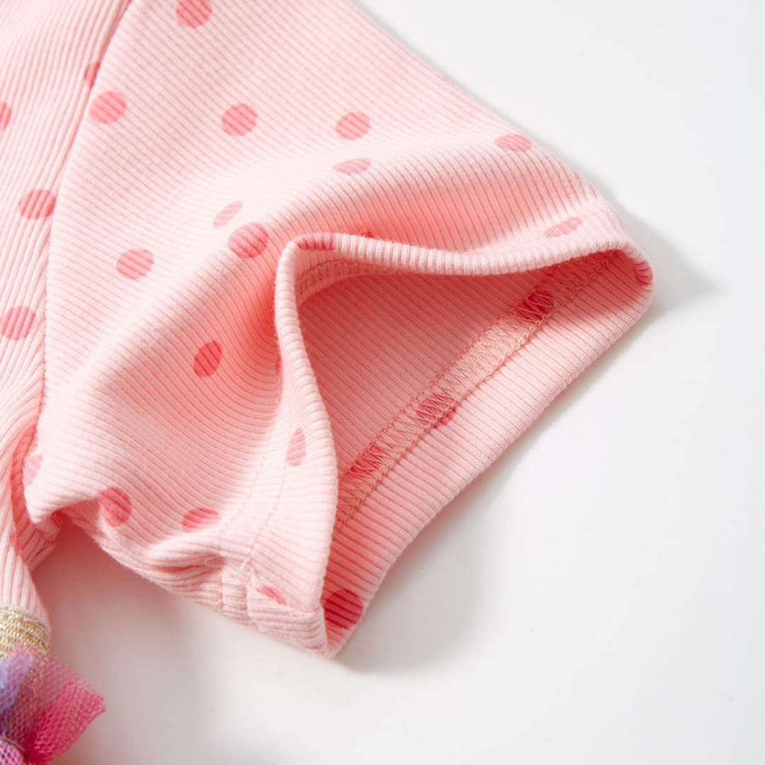 Rainbow Mesh Skirt Dress for Little Girl Summer Play Rainbow Mesh Skirt Dress for Little Girls | Trendy Baby Dress & Kids Clothing Pakistan | Maria Finds Store
