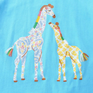 Cotton Giraffe Print T-Shirt Summer Trendy Kids Cotton Girls Giraffe Print T-Shirt Summer Trendy Kids | Baby Girls Clothing | Premium Kids Wear Pakistan | Maria Finds Store