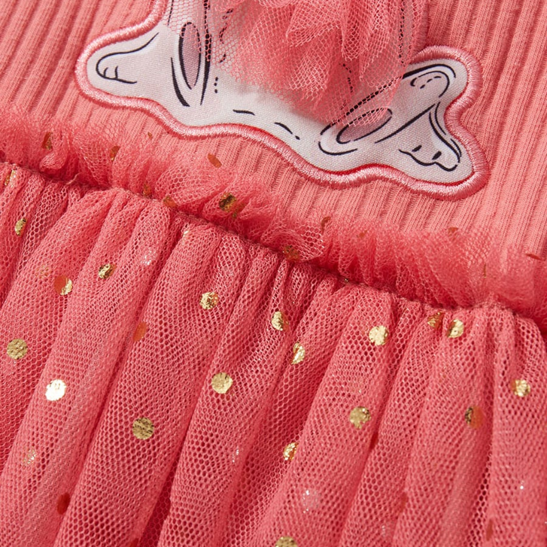Cute Bunny Tulle Dress for Girls Pink Sparkle Cute Bunny Tulle Dress for Girls Pink Sparkle | Trendy Baby Dress & Kids Clothing | Maria Finds Store Pakistan