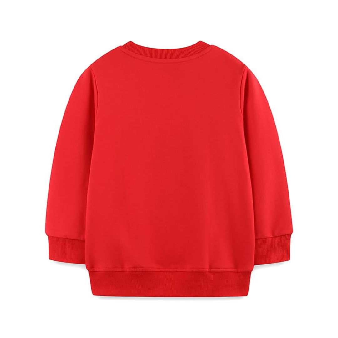 Kids Christmas Reindeer Sweater Red Cotton Long Sleeve Kids Christmas Reindeer Sweater Red Cotton Long Sleeve | Trendy Kids Christmas Sweater | Premium Baby Kids Clothing Pakistan | Maria Finds Store
