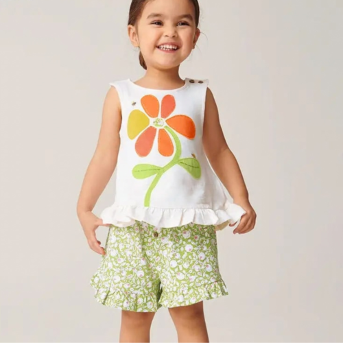Kids Floral Top & Shorts Suit Summer Wear | Trendy Baby Dress | Kids Clothing Pakistan | Maria Finds Store