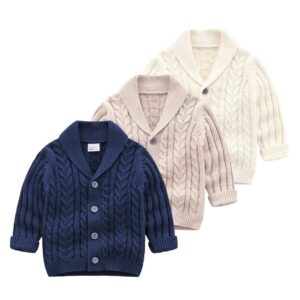 Baby Cable Knit Cardigan Navy Beige Cream Red Embroidered Princess Skirt Dress for Girls, Trendy Kids Baby Dress | Maria Finds Store Pakistan